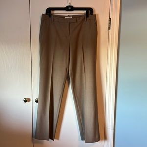 Calvin Klein straight trouser pants 10P beige